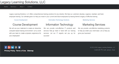 Desktop Screenshot of legacylearningsolutions.net